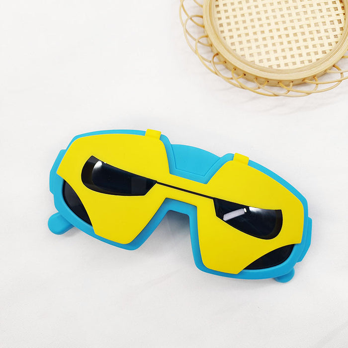 Jewelry WholesaleWholesale Cartoon Resin Soft Silicone Kids Sunglasses JDC-SG-JingM004 Sunglasses 镜美 %variant_option1% %variant_option2% %variant_option3%  Factory Price JoyasDeChina Joyas De China