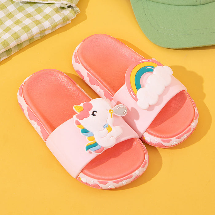 Wholesale children slippers cute rainbow JDC-SP-MKS004