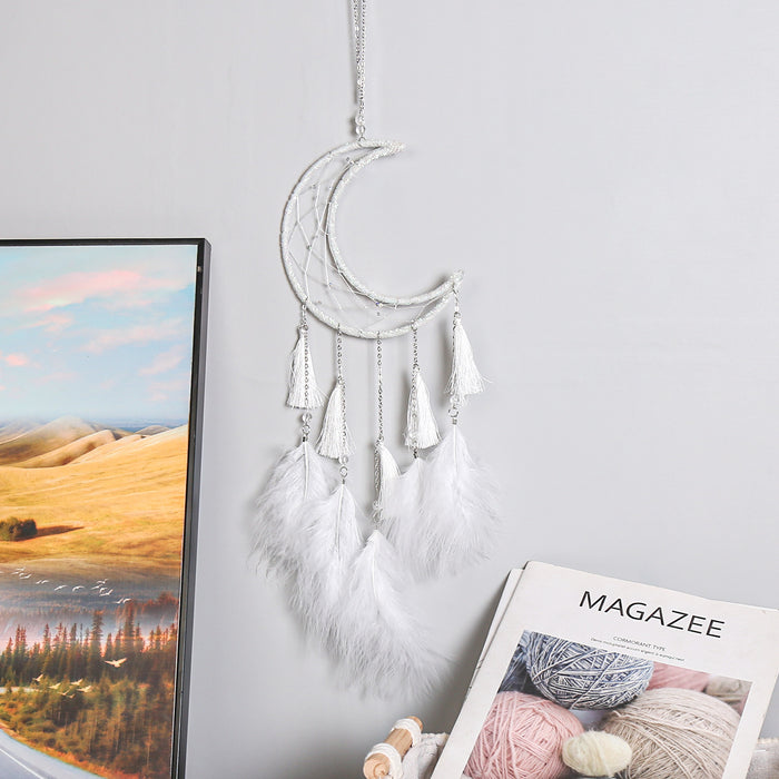 Wholesale Fluff Home Dreamcatcher Wall Decoration Room Wall Decoration MOQ≥2 JDC-DC-MengS033