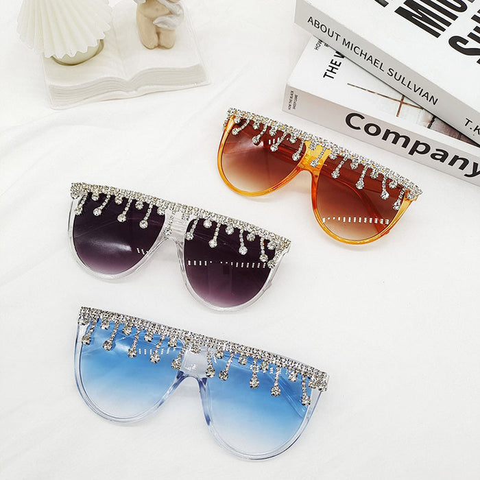 Wholesale hip hop glasses men retro punk sunglasses MOQ≥2 JDC-SG-BoH007