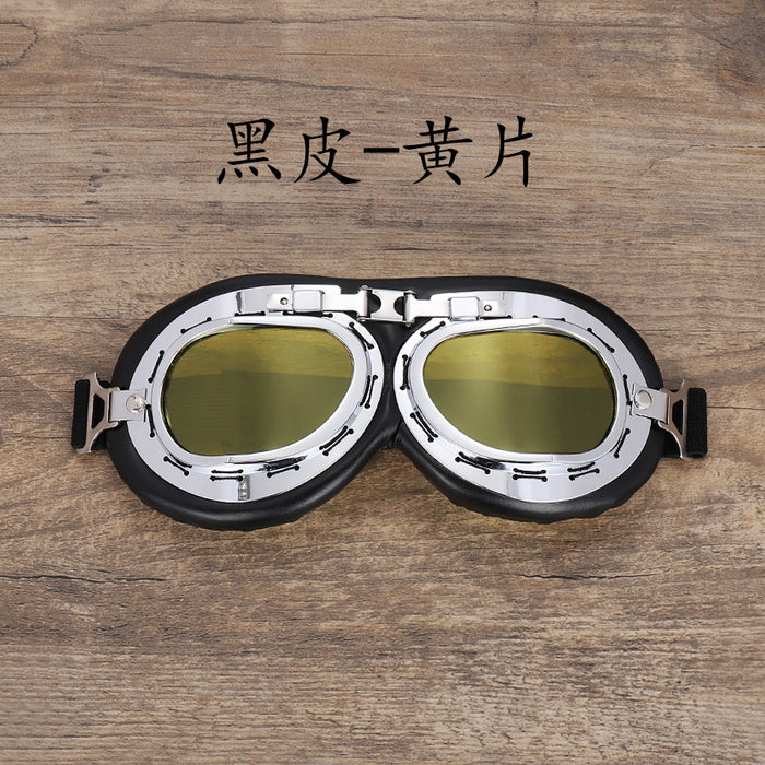 Wholesale Goggles PC Retro Windproof Motorcycle MOQ≥2 JDC-SG-XunLong003