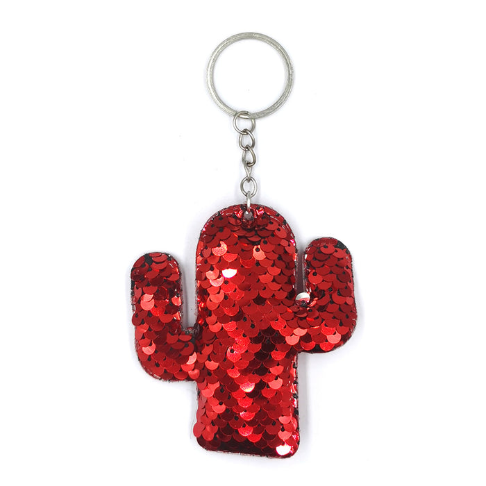 Jewelry WholesaleWholesale reflective bright faced cactus KeyChain Pendant MOQ≥2 JDC-KC-QiShi023 Keychains 奇释 %variant_option1% %variant_option2% %variant_option3%  Factory Price JoyasDeChina Joyas De China