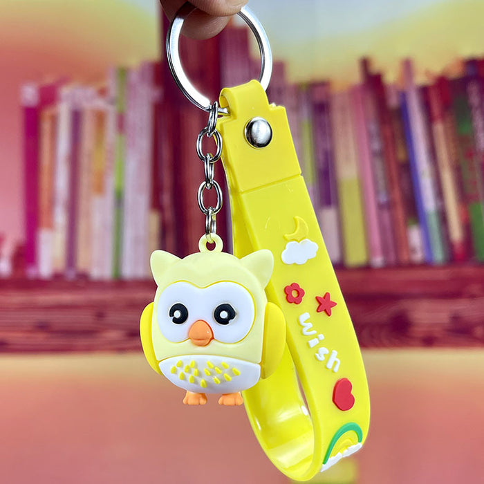 Wholesale keychain pvc cartoon cute bag accessories MOQ≥2 JDC-KC-MQu009