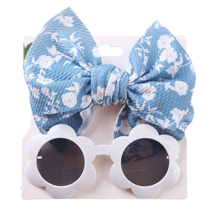 Wholesale Kids Sunglasses Hairband Set UV Protection Toys Sunglasses JDC-SG-BoB005