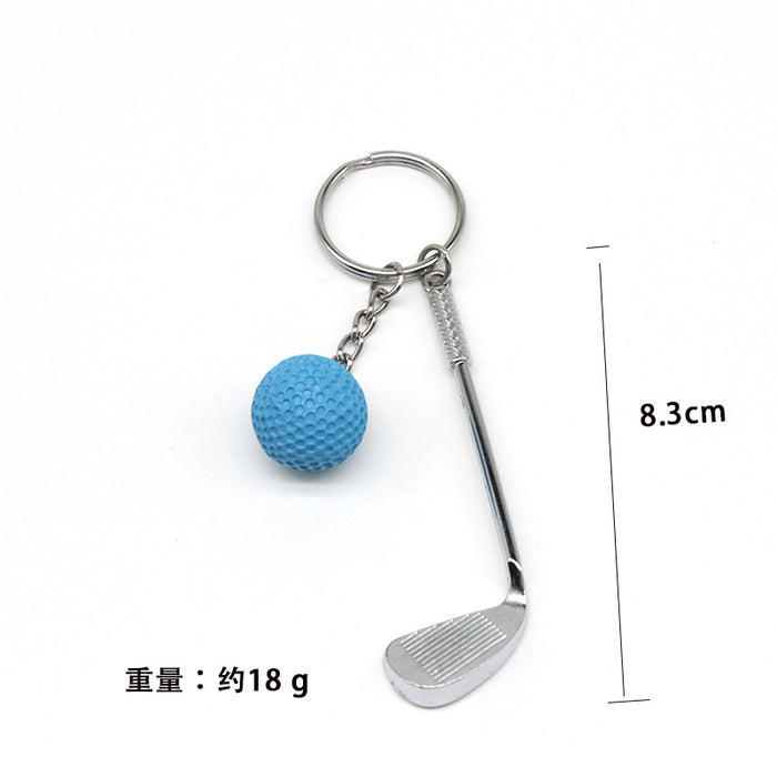 Jewelry WholesaleWholesale golf creative Golf keychain MOQ≥2 JDC-KC-XXing002 Keychains 熙兴 %variant_option1% %variant_option2% %variant_option3%  Factory Price JoyasDeChina Joyas De China