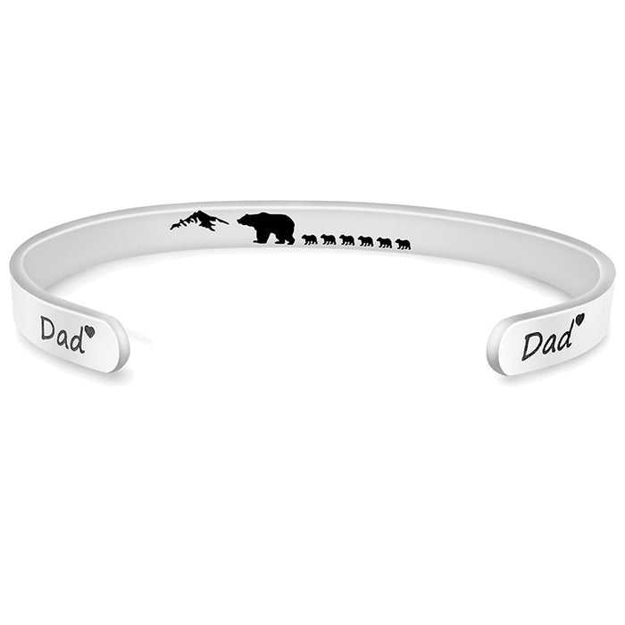 Jewelry WholesaleWholesale stainless steel bear father's Day gift Bracelet JDC-BT-ganggu008 Bracelet 钢古 %variant_option1% %variant_option2% %variant_option3%  Factory Price JoyasDeChina Joyas De China