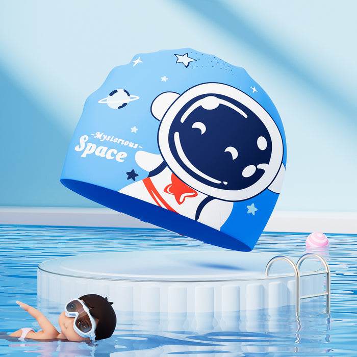 Wholesale Children's Silicone Swimming Caps Boys Girls Long Hair Waterproof JDC-SC-YYou001