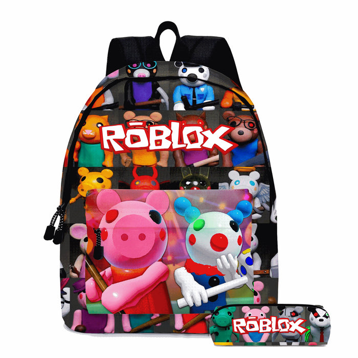 Wholesale Backpack Polyester Cute Cartoon Game Student JDC-BP-running005