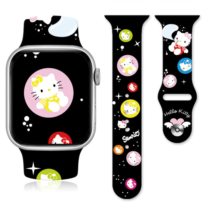 Wholesale Cartoon Silicone Strap Suitable for Apple Watch Strap (S) JDC-WD-NuoQi007