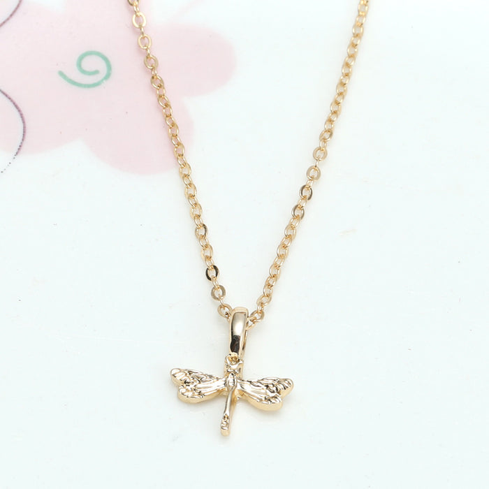 Wholesale Dragonfly Alloy Necklaces JDC-NE-YuL003