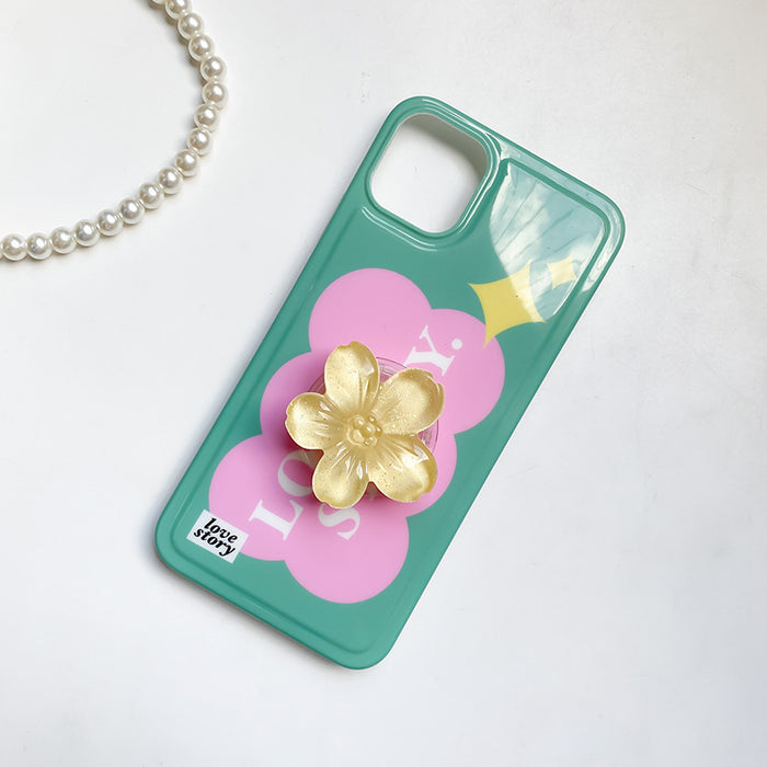 Wholesale Japanese Flower Transparent Phone Holder JDC-PS-Xinx023