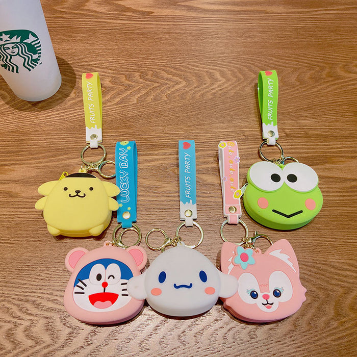 Wholesale cute silicone storage bag key pendant keychain JDC-KC-YDao007