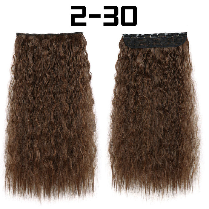 Jewelry WholesaleWholesale High Temperature Silk Wig Pieces Wool Roll Long Hair Extension Pieces JDC-WS-SanY002 Wigs 三盈 %variant_option1% %variant_option2% %variant_option3%  Factory Price JoyasDeChina Joyas De China