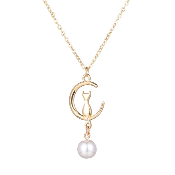 Jewelry WholesaleWholesale locked pearl single layer gold alloy necklace JDC-NE-KJ211 Necklaces 坤杰 %variant_option1% %variant_option2% %variant_option3%  Factory Price JoyasDeChina Joyas De China