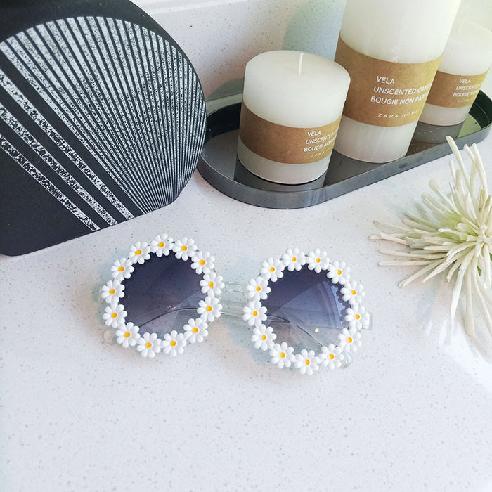 Jewelry WholesaleWholesale Resin PC Small Daisy Kids Sunglasses JDC-SG-JingM005 Sunglasses 镜美 %variant_option1% %variant_option2% %variant_option3%  Factory Price JoyasDeChina Joyas De China