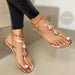 Jewelry WholesaleWholesale Pearl Summer Diamond Flat Sandals JDC-SD-HenJ001 Sandal 恒嘉 %variant_option1% %variant_option2% %variant_option3%  Factory Price JoyasDeChina Joyas De China