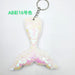 Jewelry WholesaleWholesale Sequin Mermaid Tail Keychain JDC-KC-QiShi002 Keychains 奇释 %variant_option1% %variant_option2% %variant_option3%  Factory Price JoyasDeChina Joyas De China