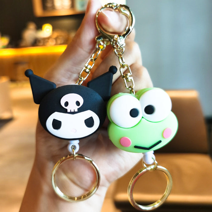 Jewelry WholesaleWholesale Cartoon Silicone Retractable Keychain (M) MOQ≥2 JDC-KC-YMeng006 Keychains 佚梦 %variant_option1% %variant_option2% %variant_option3%  Factory Price JoyasDeChina Joyas De China