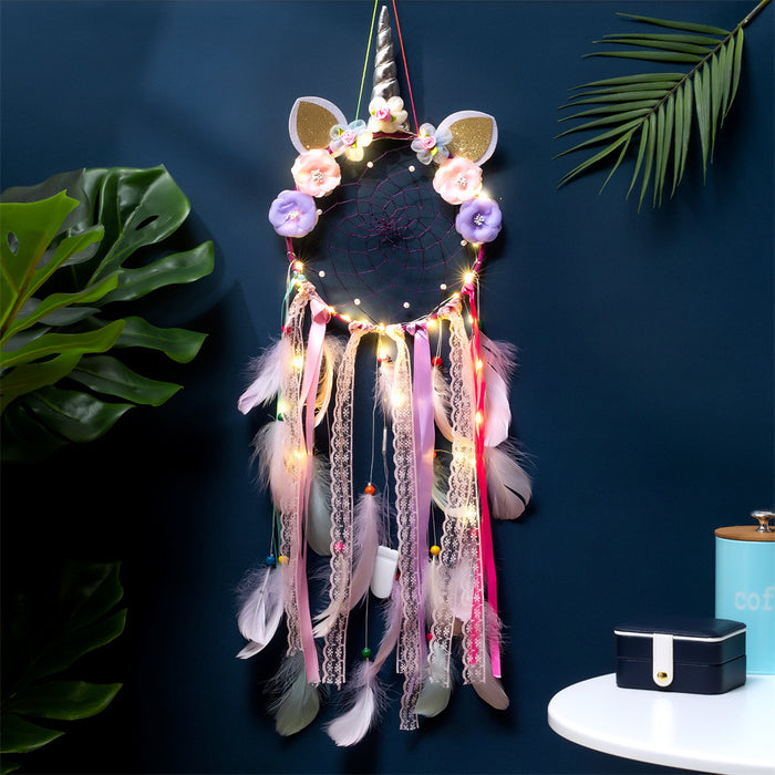 Jewelry WholesaleWholesale Feather Lace Rope Beads Dreamcatcher JDC-DC-JYun002 Dreamcatcher 杰韵 %variant_option1% %variant_option2% %variant_option3%  Factory Price JoyasDeChina Joyas De China