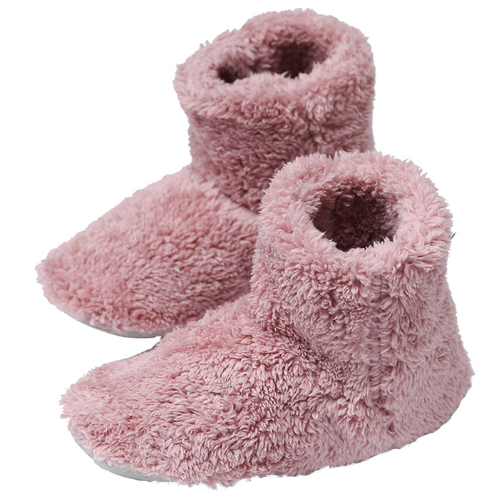 Wholesale High Boots Coral Fleece Slippers Women JDC-SP-Futai001