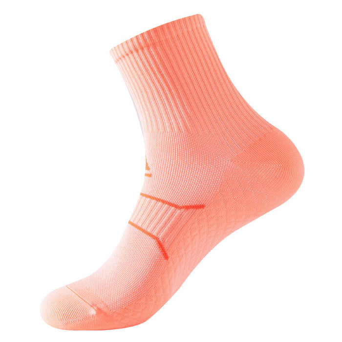 Wholesale spring and summer marathon professional running fitness four seasons pressure sports socks JDC-SK-ManP002