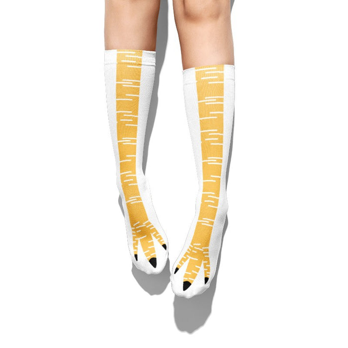 Wholesale Chicken Feet Socks Funny 3D Printing Socks Funny JDC-SK-HWa002