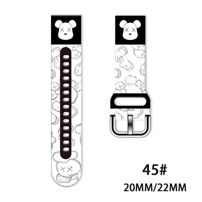 Wholesale Printed Tpu Watch Strap Wrist Strap JDC-WD-NuoQi051