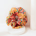 Jewelry WholesaleWholesale Retro Tied Hair Color Floral Rubber Band JDC-HS-Pengl002 Hair Scrunchies 朋来 %variant_option1% %variant_option2% %variant_option3%  Factory Price JoyasDeChina Joyas De China