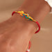 Jewelry WholesaleWholesale Fashion Handwoven Colorful Gradient Red String Adjustable Bracelet JDC-BT-NZ045 Bracelet 奈珠 %variant_option1% %variant_option2% %variant_option3%  Factory Price JoyasDeChina Joyas De China