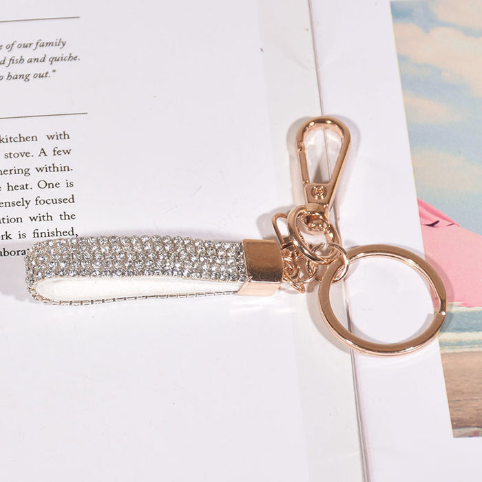 Jewelry WholesaleWholesale rhinestone lanyard keychain MOQ≥2 JDC-KC-GHui001 Keychains 广汇 %variant_option1% %variant_option2% %variant_option3%  Factory Price JoyasDeChina Joyas De China