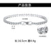 Jewelry WholesaleWholesale S925 Sterling Silver Bracelet inlaid tennis chain JDC-BT-ShangD006 Bracelet 尚达 %variant_option1% %variant_option2% %variant_option3%  Factory Price JoyasDeChina Joyas De China