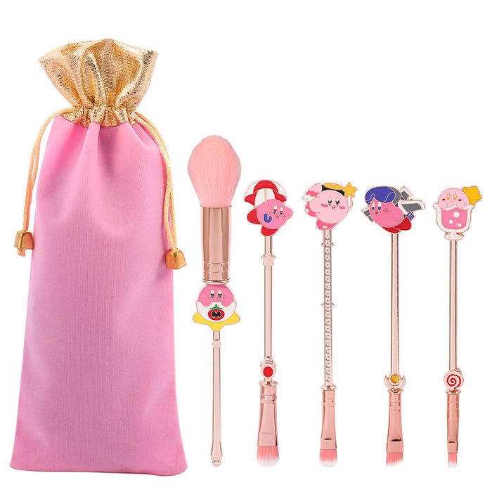 Wholesale Cartoon Artificial Fiber Makeup Brush Set (M) MOQ≥3 JDC-MB-GYu007