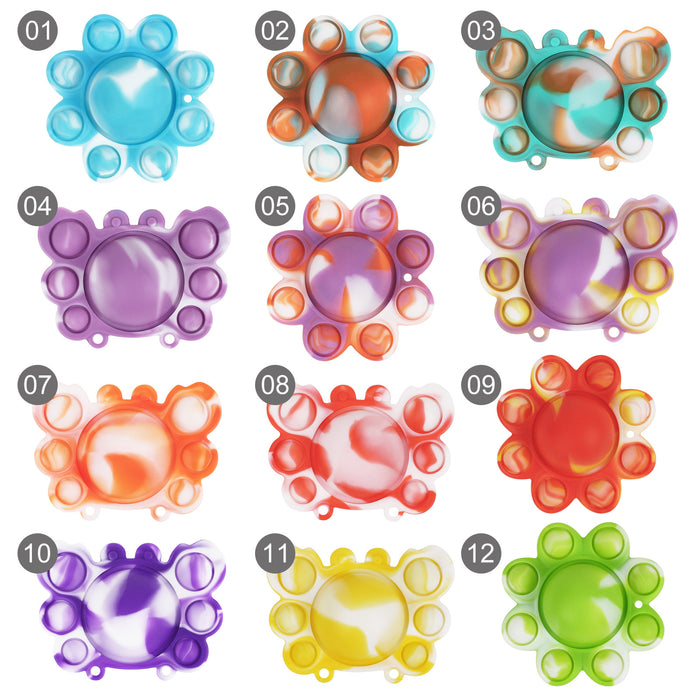 Jewelry WholesaleWholesale Finger Bubble Fun Flip Octopus Silicone Decompression JDC-FT-HC045 fidgets toy 华创 %variant_option1% %variant_option2% %variant_option3%  Factory Price JoyasDeChina Joyas De China