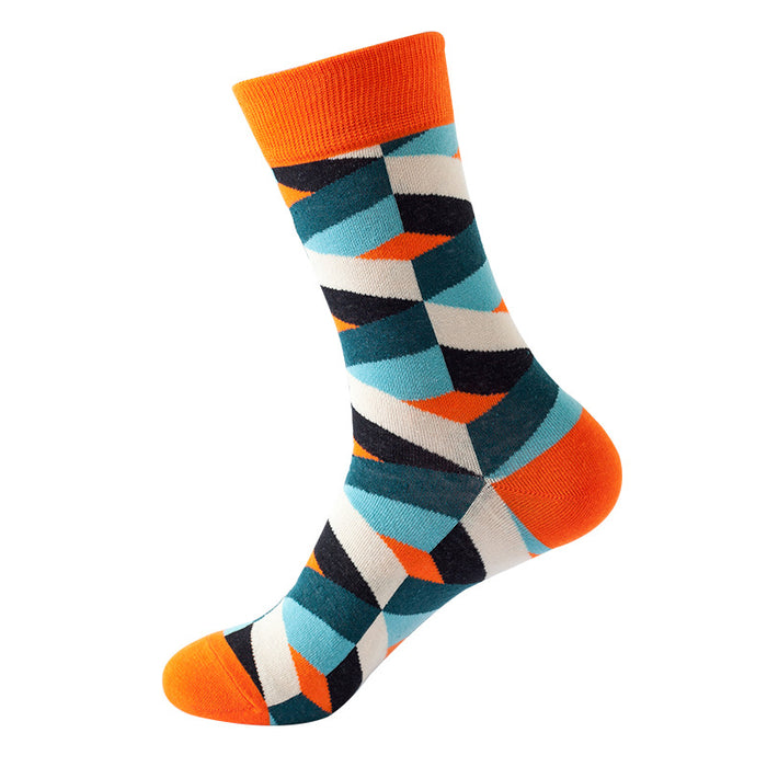 Wholesale Cotton Mid Tube Men's Socks JDC-SK-XinXi006