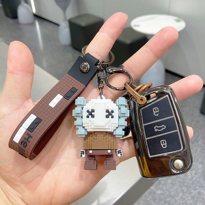 Jewelry WholesaleWholesale plush cartoon key chain cute couple JDC-KC-YDao005 Keychains 逸道 %variant_option1% %variant_option2% %variant_option3%  Factory Price JoyasDeChina Joyas De China