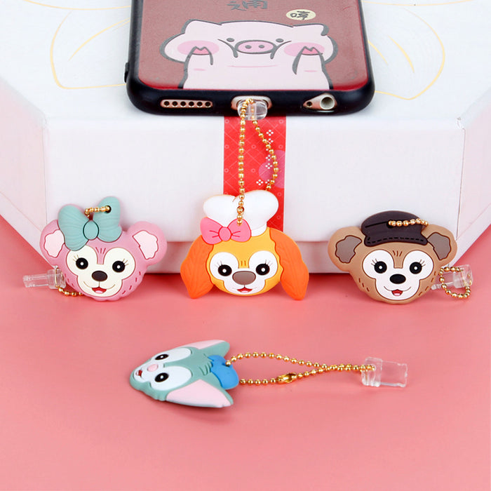 Wholesale Mobile Phone Dust Plug PVC Cute Cartoon Pendant MOQ≥3 (M) JDC-PC-ZhongJ006