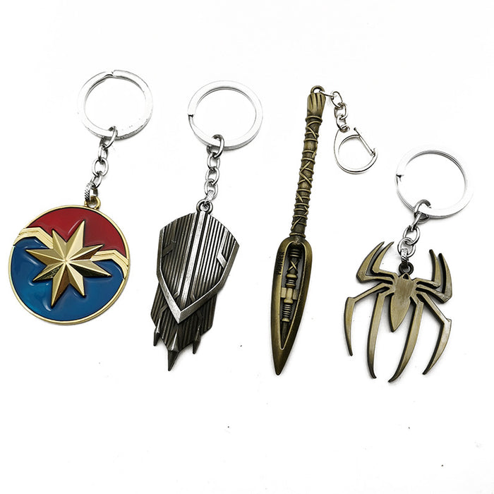 Wholesale Keychains For Backpacks keychain weapon model metal pendant random 100pcs JDC-KC-SMo001