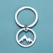 Jewelry WholesaleWholesale Hollow Snow Mountain Valley Stainless Steel Keychain MOQ≥2 JDC-KC-JZhi004 Keychains 具冶 %variant_option1% %variant_option2% %variant_option3%  Factory Price JoyasDeChina Joyas De China