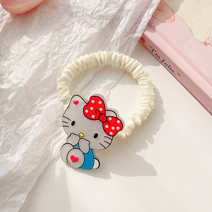 Wholesale Acrylic Kids Cartoon Hair Rope Cute Glitterr JDC-HS-tengZ006