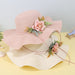 Jewelry WholesaleWholesale Papyrus Flower Strap Straw Hat MOQ≥2 JDC-FH-XLv001 Fashionhat 轩吕 %variant_option1% %variant_option2% %variant_option3%  Factory Price JoyasDeChina Joyas De China