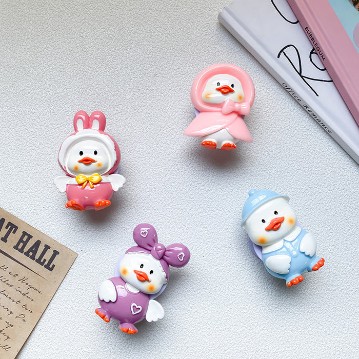 Wholesale Back Sticker Cute Duck Retractable Phone Holder JDC-PS-BaiY031