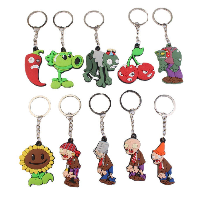 Jewelry WholesaleWholesale Cartoon Plant Zombie Keychain JDC-KC-Kaop006 Keychains 靠谱 %variant_option1% %variant_option2% %variant_option3%  Factory Price JoyasDeChina Joyas De China