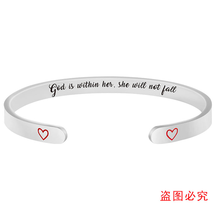 Jewelry WholesaleWholesale Family Holiday Gift Love Stainless Steel Bracelet JDC-BT-GangGu002 Bracelet 钢古 %variant_option1% %variant_option2% %variant_option3%  Factory Price JoyasDeChina Joyas De China