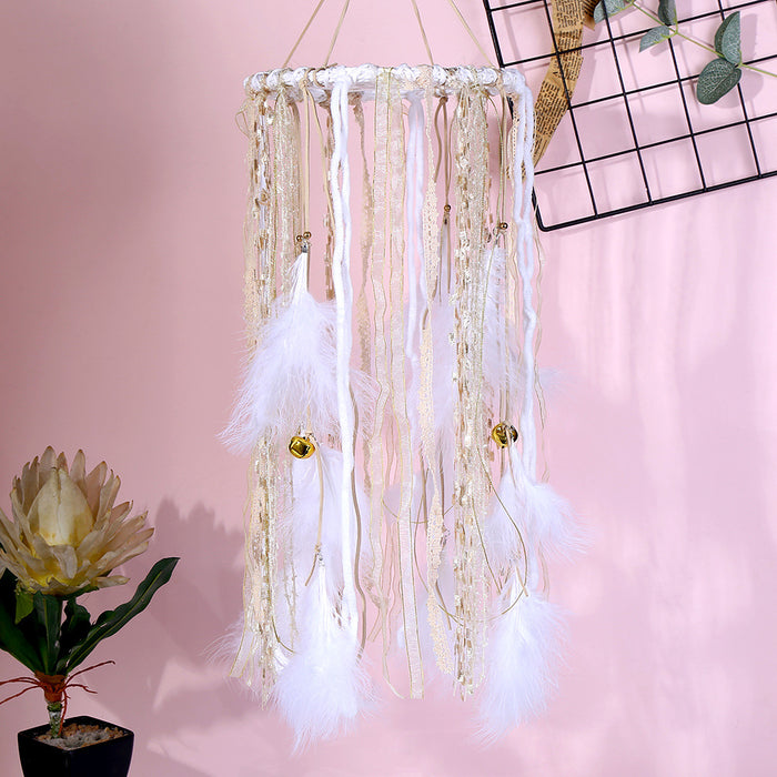 Wholesale rope weaving dream catcher home decoration handicraft gift pendant JDC-DC-DYue002