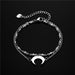 Jewelry WholesaleWholesale double layer moon titanium steel hand ornament JDC-BT-Mingm003 Bracelet 敏萌 %variant_option1% %variant_option2% %variant_option3%  Factory Price JoyasDeChina Joyas De China