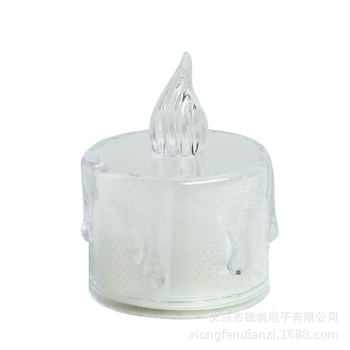 Wholesale Decorations PS LED Candle Light Glow Tealight Transparent JDC-DCN-XiongF001