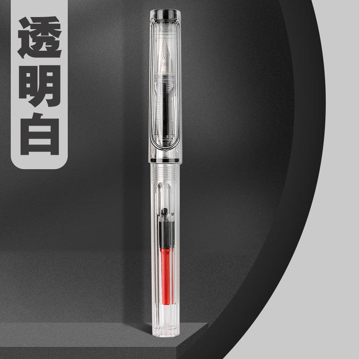 Wholesale Plastic Transparent Fountain Pen JDC-PEN-Yongx003