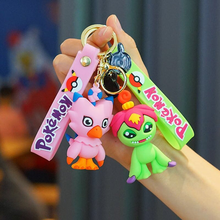 Wholesale Keychain PVC Cute Cartoon Doll Pendant MOQ≥2 JDC-KC-CLi001