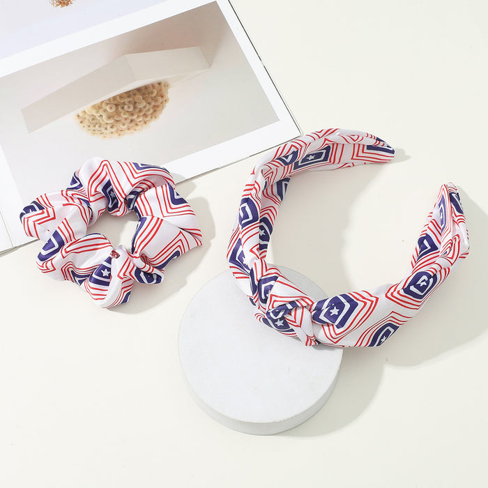 Wholesale Headband Cloth Printed Hairband MQO≥3 JDC-HD-JZhen003