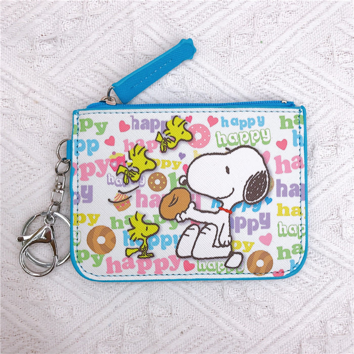 Wholesale Cartoon PU Card Holder Coin Purse Keychain (M) JDC-KC-YaLL009